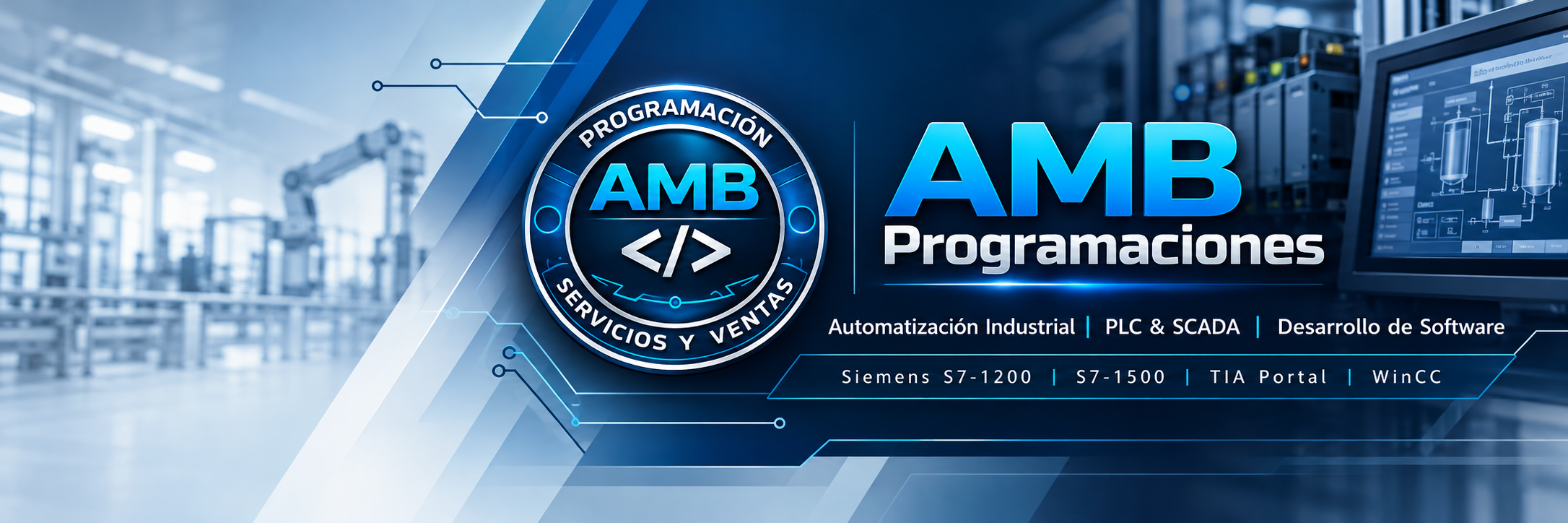 AMB Programaciones: automatización industrial, PLC, SCADA y desarrollo de software